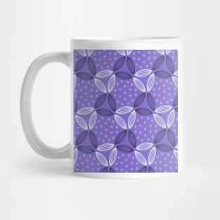 Flowers art Pattern Purple Mug